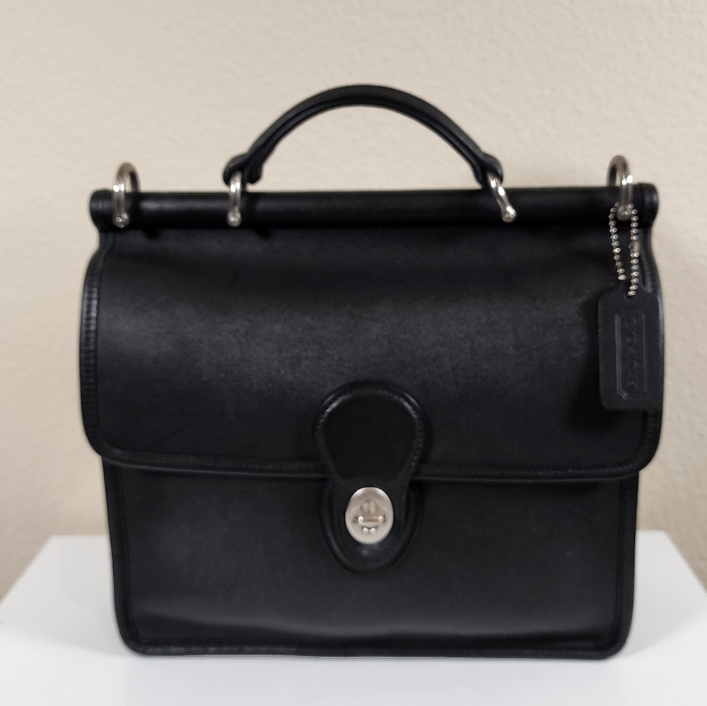 Vintage Coach Black/Nickel Willis #9927 - Picture 4 of 17